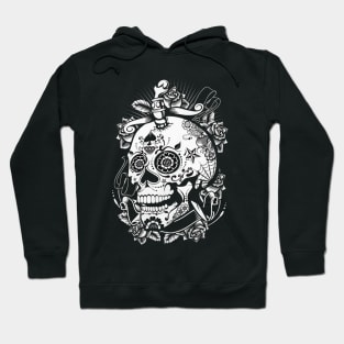 Artistic Head of Skull 1 Hoodie